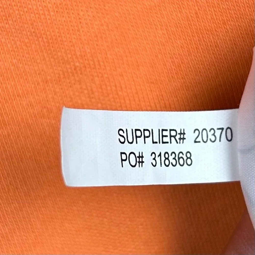 Polo Ralph Lauren Polo Shirt Mens L Orange Short Sleeve Green Pony Cotton Pique